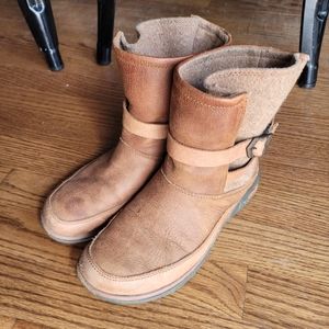 Chaco Leather & Wool Booties